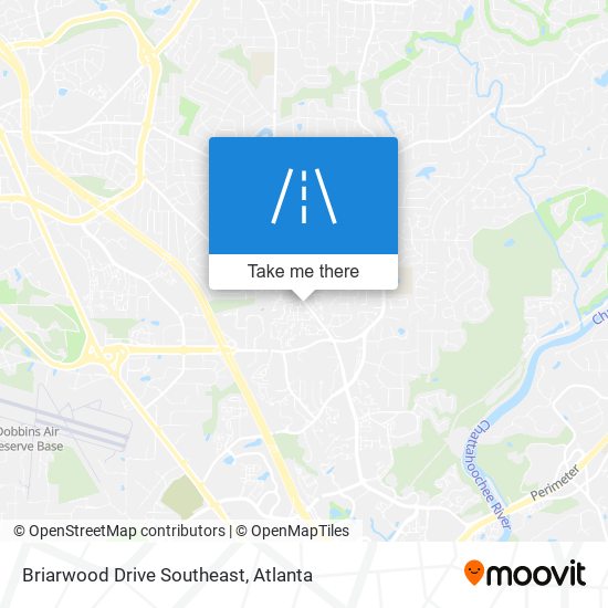 Mapa de Briarwood Drive Southeast