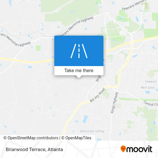 Briarwood Terrace map
