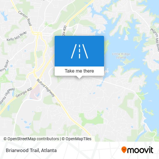 Briarwood Trail map