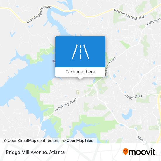 Mapa de Bridge Mill Avenue
