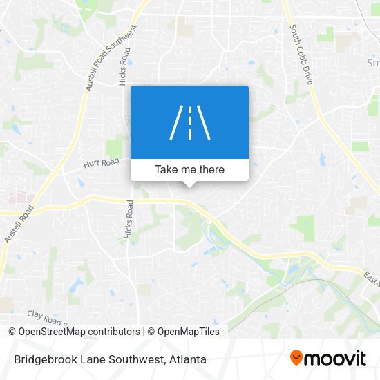 Bridgebrook Lane Southwest map