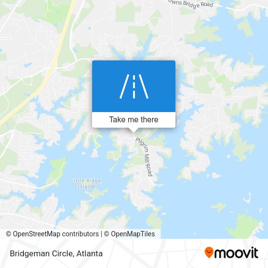 Mapa de Bridgeman Circle