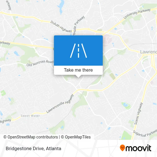 Bridgestone Drive map