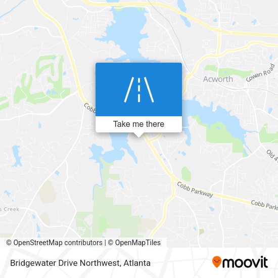 Bridgewater Drive Northwest map