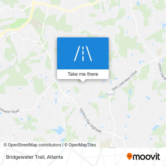 Mapa de Bridgewater Trail