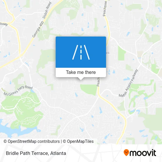 Bridle Path Terrace map