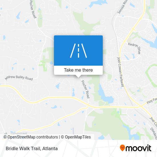 Mapa de Bridle Walk Trail