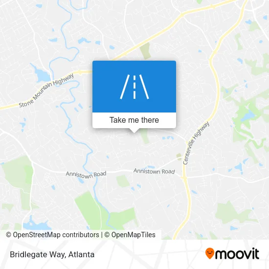 Bridlegate Way map