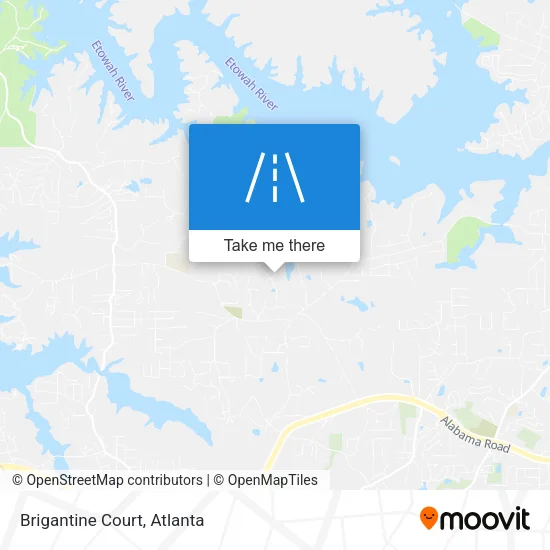 Brigantine Court map