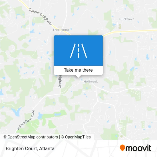 Brighten Court map