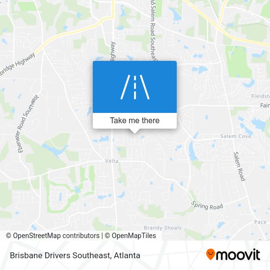 Brisbane Drivers Southeast map
