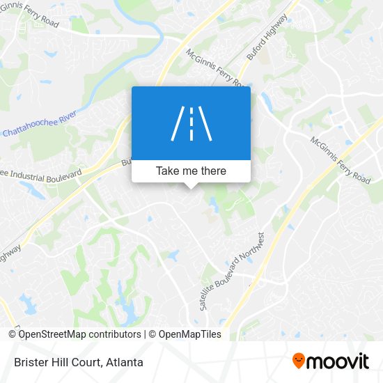 Mapa de Brister Hill Court