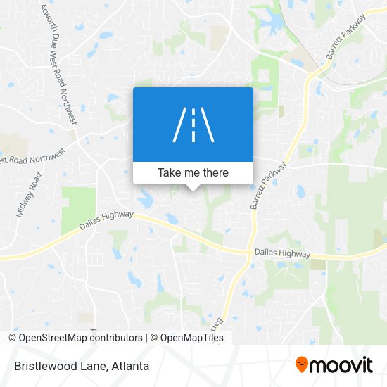 Bristlewood Lane map