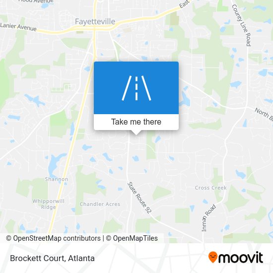 Mapa de Brockett Court