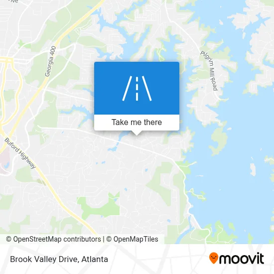 Brook Valley Drive map