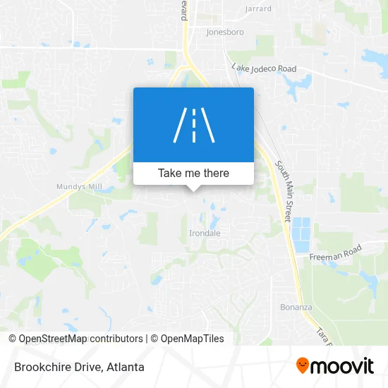 Brookchire Drive map