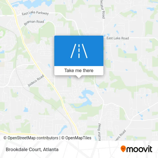 Brookdale Court map