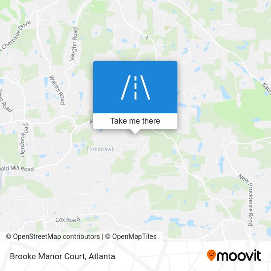 Mapa de Brooke Manor Court