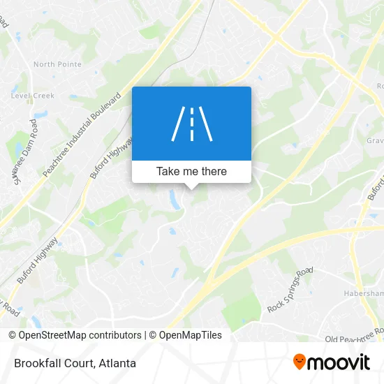 Brookfall Court map