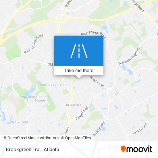 Brookgreen Trail map