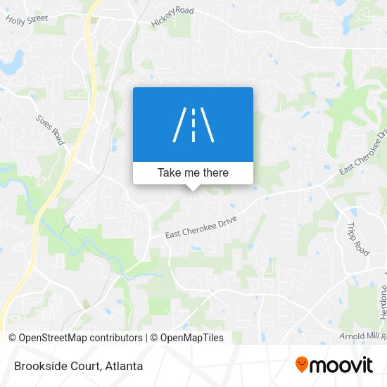 Mapa de Brookside Court