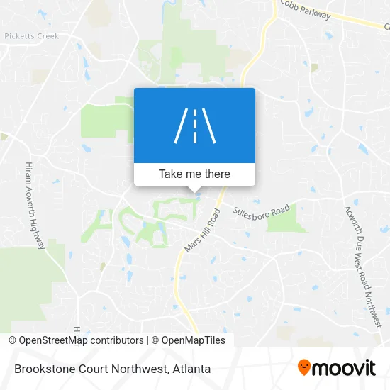 Brookstone Court Northwest map