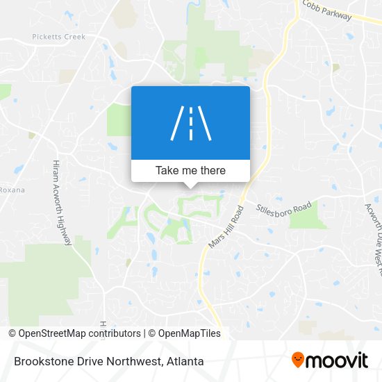Mapa de Brookstone Drive Northwest