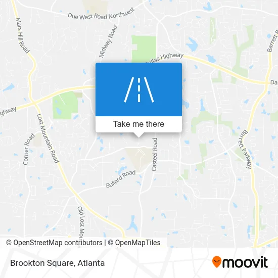 Brookton Square map