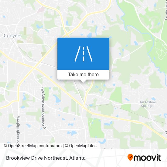 Brookview Drive Northeast map