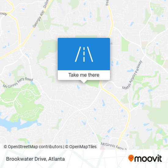 Brookwater Drive map