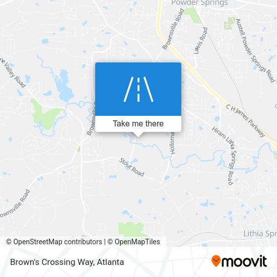 Mapa de Brown'S Crossing Way