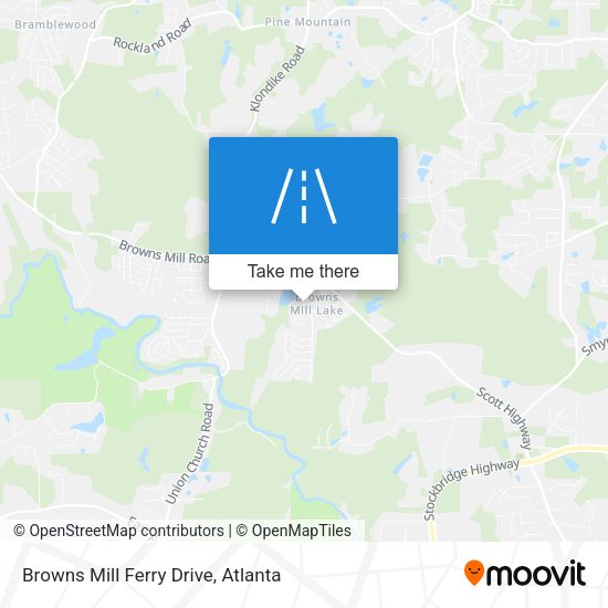 Browns Mill Ferry Drive map
