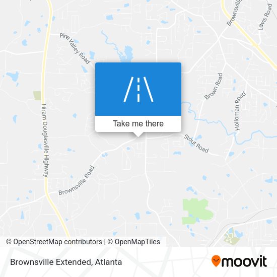 Mapa de Brownsville Extended