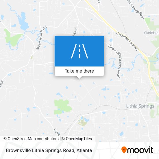 Mapa de Brownsville Lithia Springs Road
