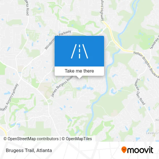 Brugess Trail map