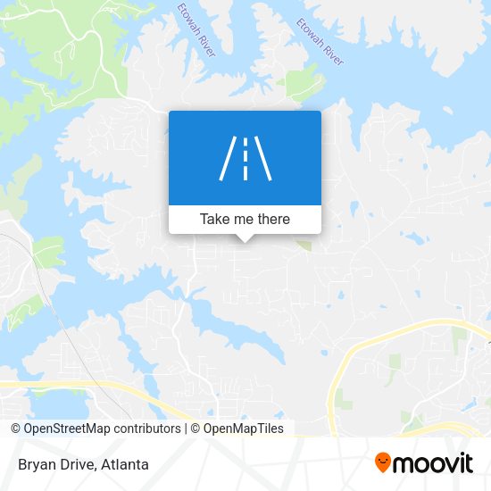 Bryan Drive map