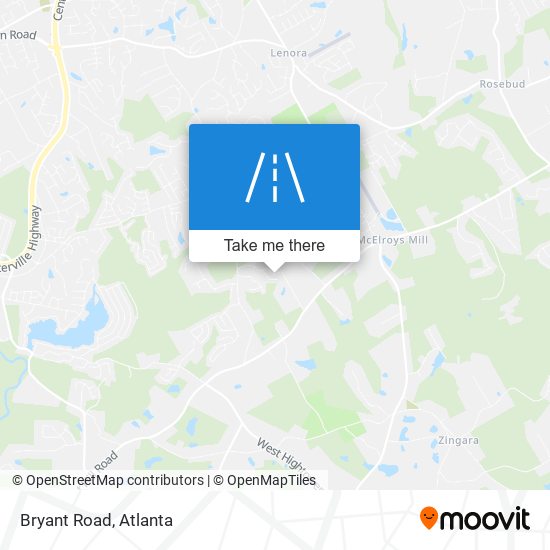 Bryant Road map