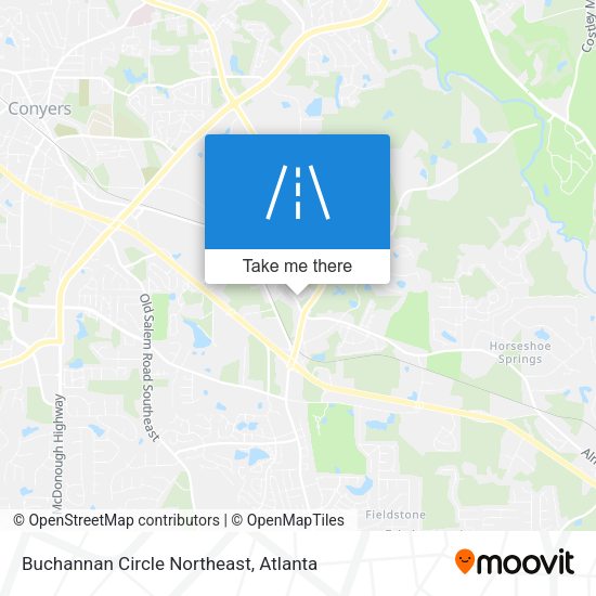 Mapa de Buchannan Circle Northeast