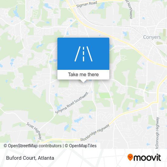 Mapa de Buford Court