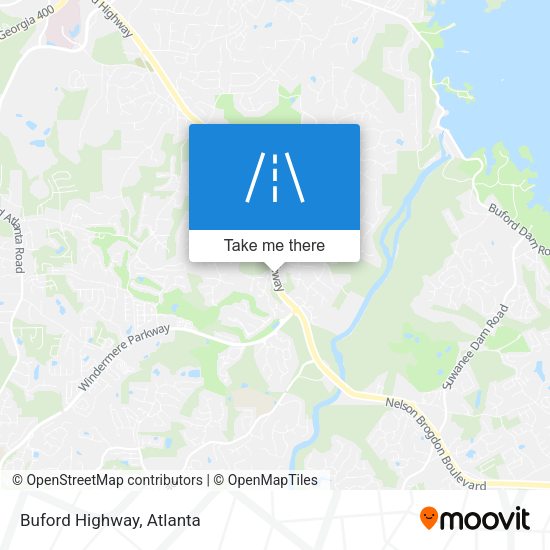 Buford Highway map