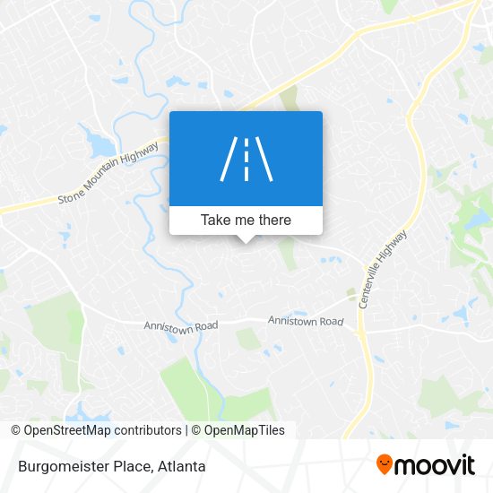 Mapa de Burgomeister Place