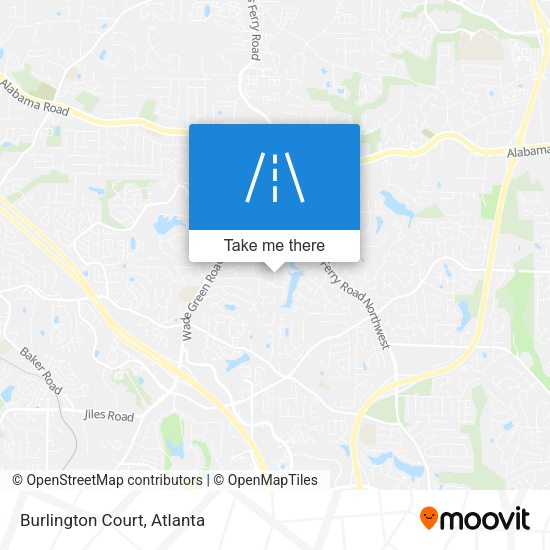 Mapa de Burlington Court