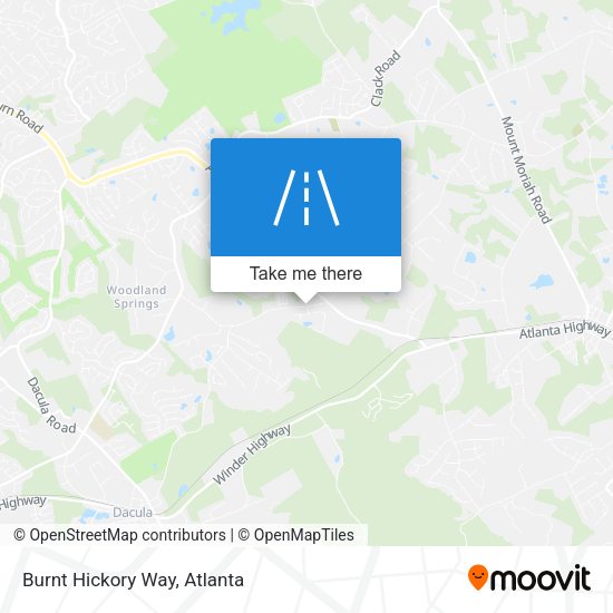 Mapa de Burnt Hickory Way