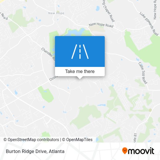 Mapa de Burton Ridge Drive