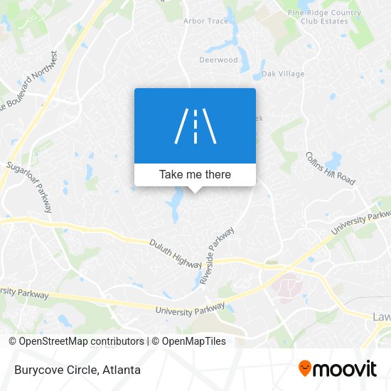 Mapa de Burycove Circle