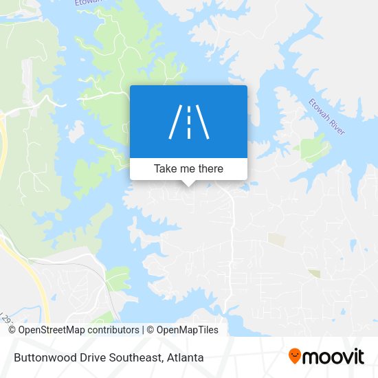 Buttonwood Drive Southeast map