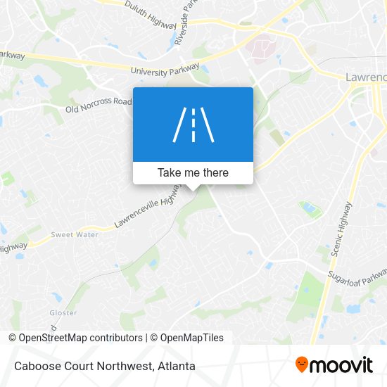 Mapa de Caboose Court Northwest