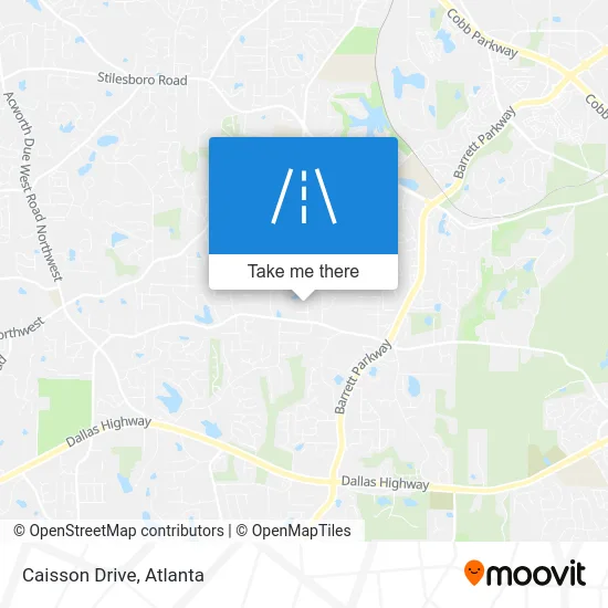 Caisson Drive map