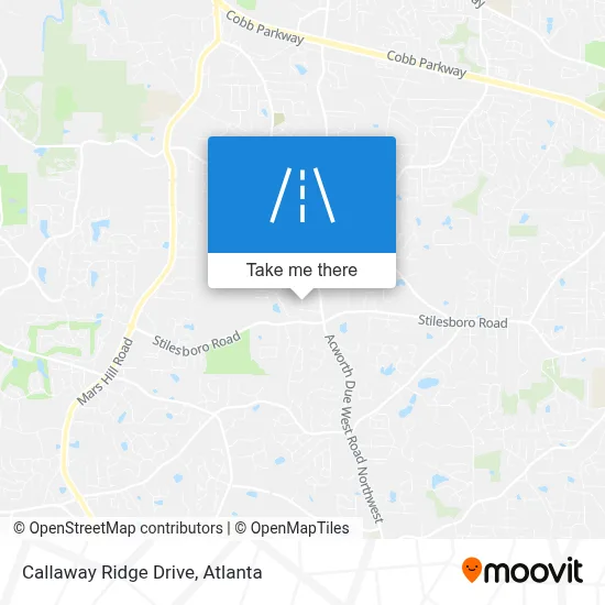 Callaway Ridge Drive map