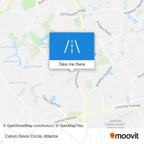 Mapa de Calvin Davis Circle